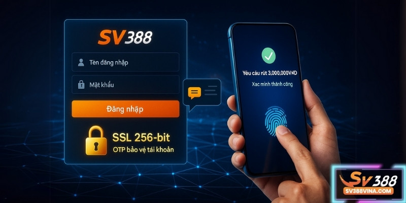 SV388 cam kết bảo mật tối đa với hệ thống mã hóa và xác thực đa tầng
