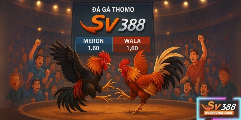 Trận đấu cựa dao kịch tính tại Đá Gà Thomo, trải nghiệm cá cược đỉnh cao trên SV388!