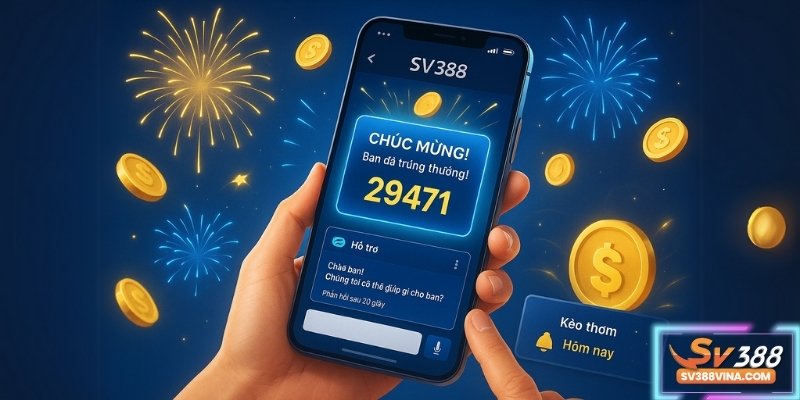 Xổ số SV388 thu hút người chơi bởi tính minh bạch, tỷ lệ trả thưởng cao và hỗ trợ tận tâm.
